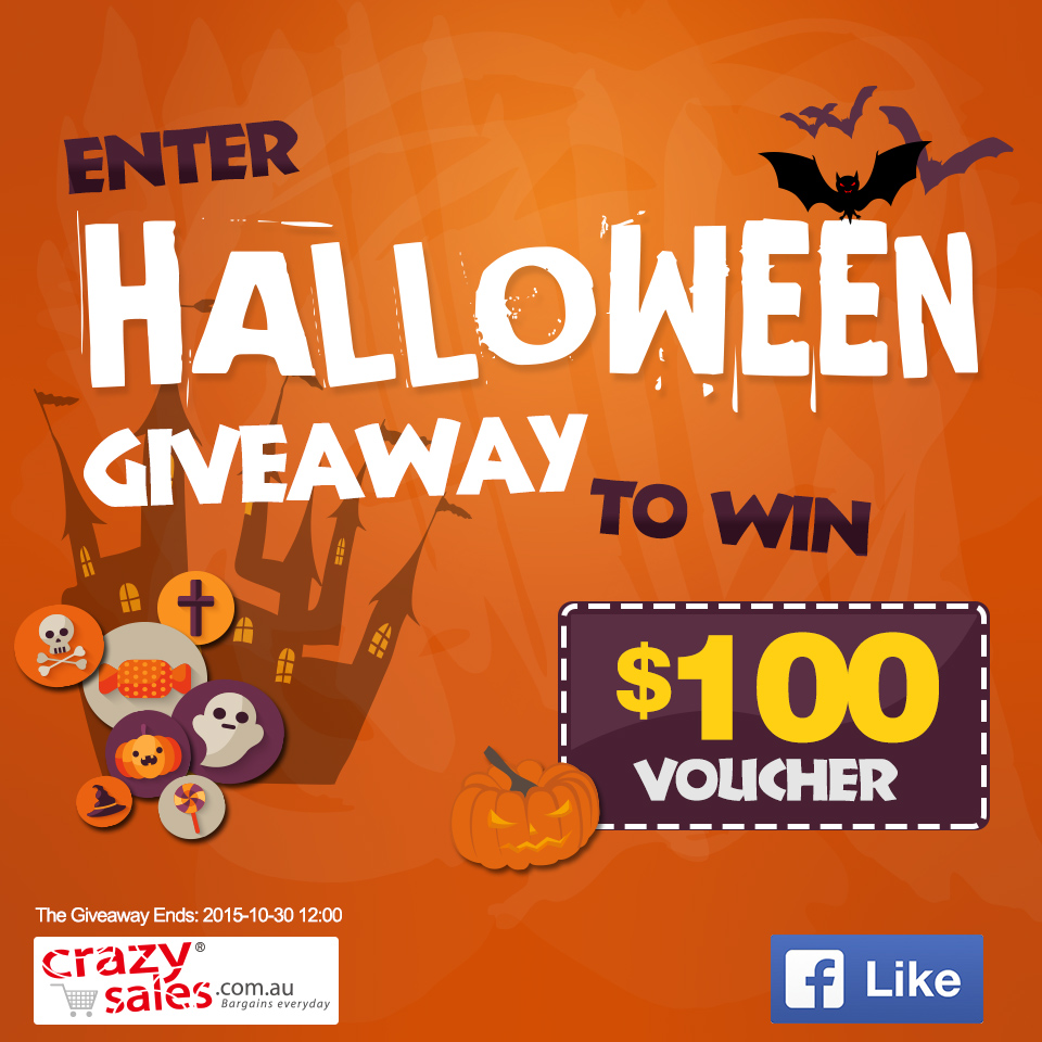 Enter Halloween Giveaway to Win $100 Voucher