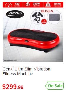 Red Vibrating Workout Platform