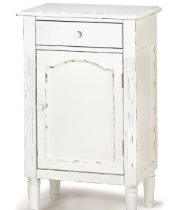 Graceful Antiqued Cabinet