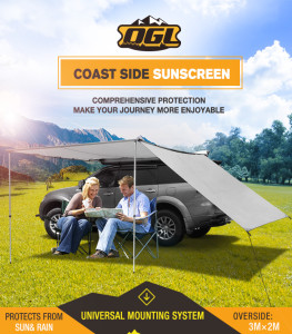 420D Oxford Sun Shade Extension-3M x2M