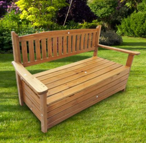 wooden bench