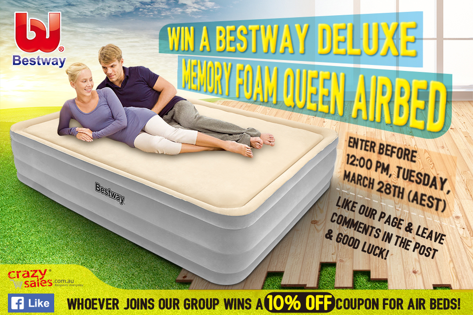 Bestway Air Bed Giveaway Terms and Conditions