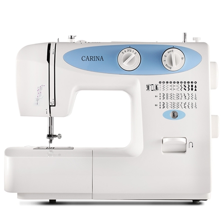 CARINA 32-Pattern Mini Sewing Machine-Blue