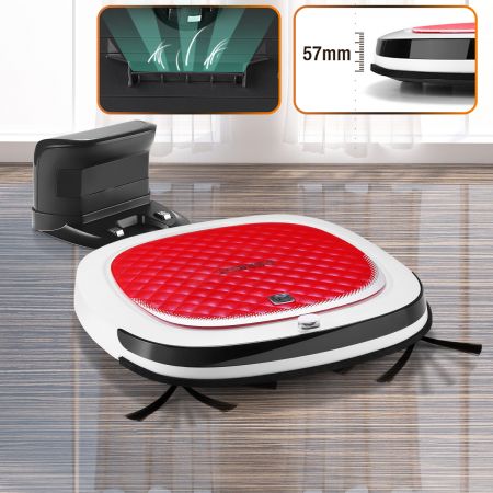 DEEBOT Slim Robotic Vacuum Cleaner--Recharge Floor Sweeper