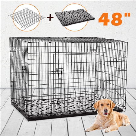 large foldable dog crate