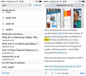 search in browser