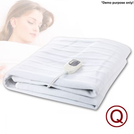 Queen Size Electric Blanket With Timer, Electric Blanket Queen Size Bed
