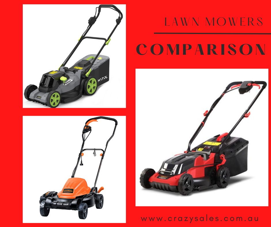 Electric mower deals comparison